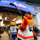 Everyone’s favorite drug-addled hockey mascot quickly appeared on T-shirts for the landscaping business that hosted the Trump team’s press conference.